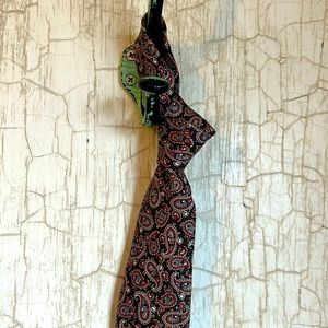 Vintage Hardy Amies London Silk Paisley Tie